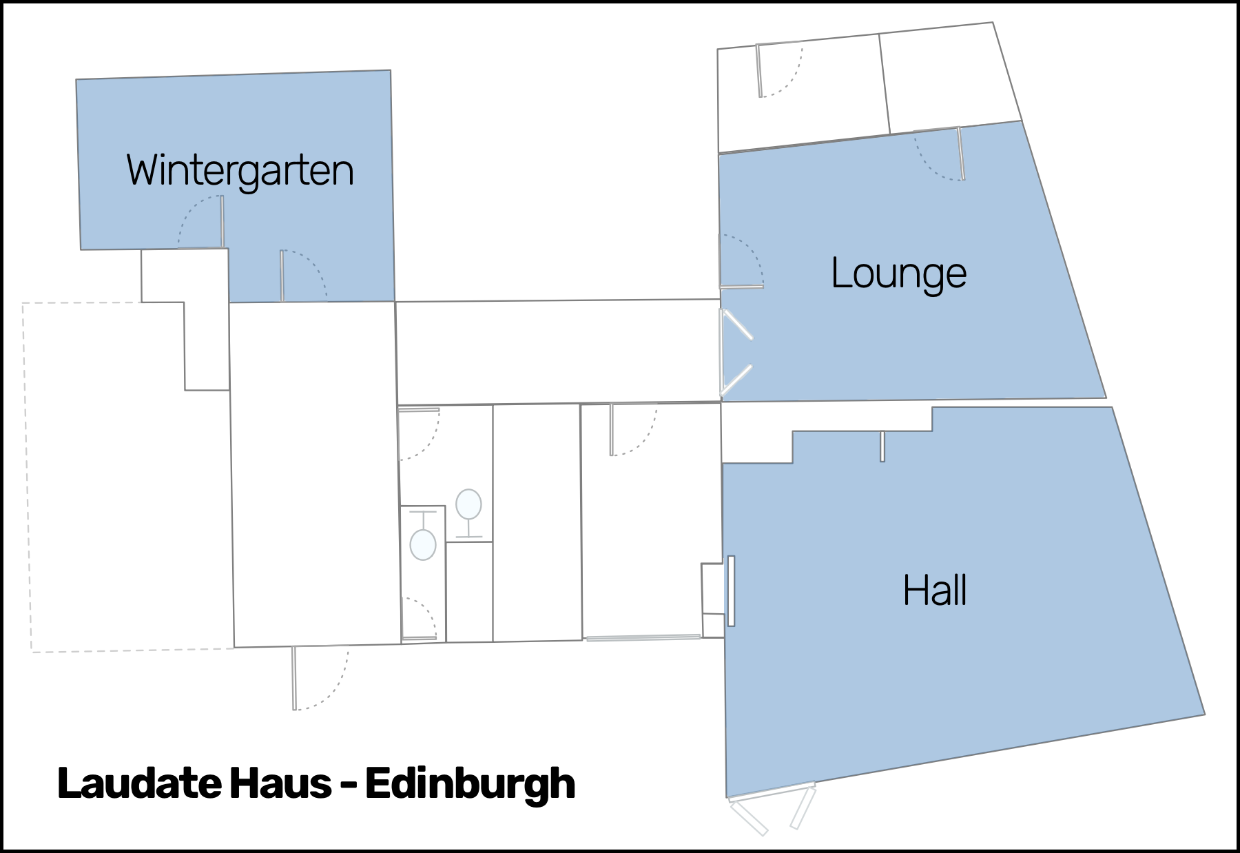 Laudate Haus Floorplan   Bookings